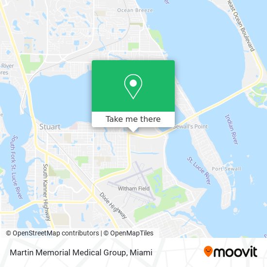 Martin Memorial Medical Group map