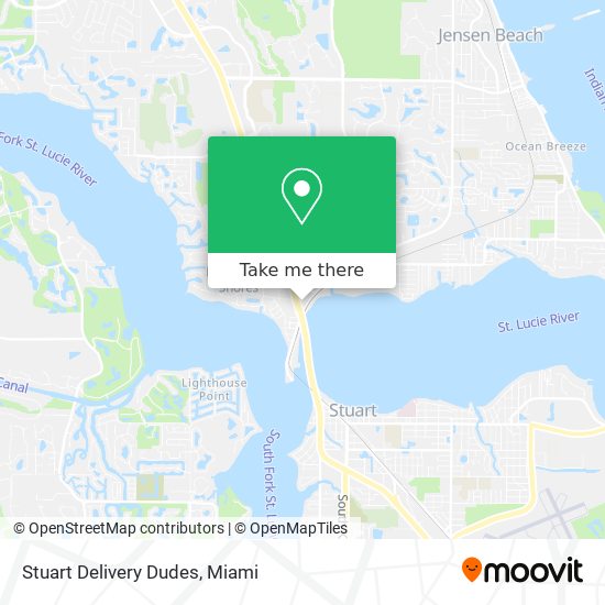 Mapa de Stuart Delivery Dudes