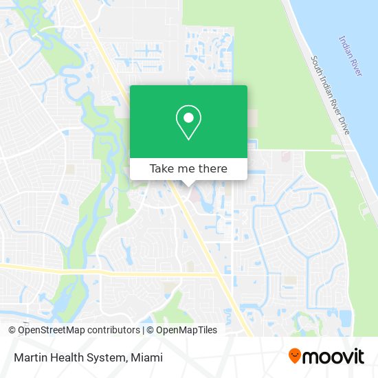 Mapa de Martin Health System