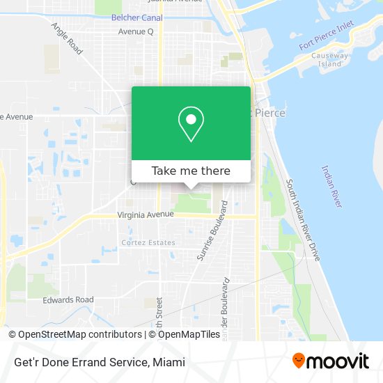 Get'r Done Errand Service map