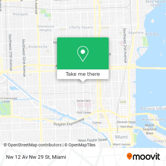 Mapa de Nw 12 Av Nw 29 St