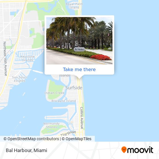 Bal Harbour map