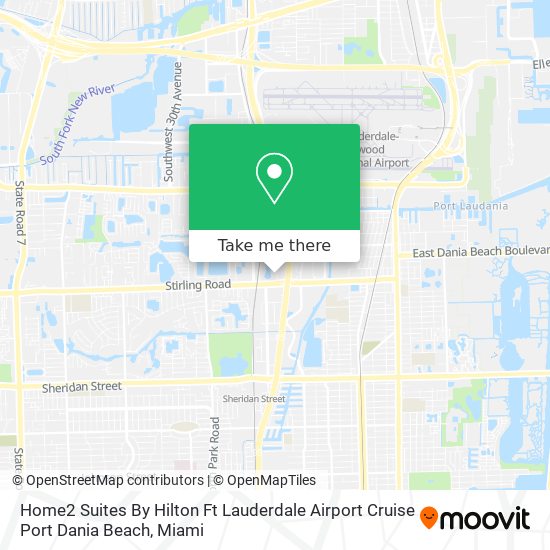 Home2 Suites By Hilton Ft Lauderdale Airport Cruise Port Dania Beach map
