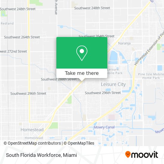 South Florida Workforce map