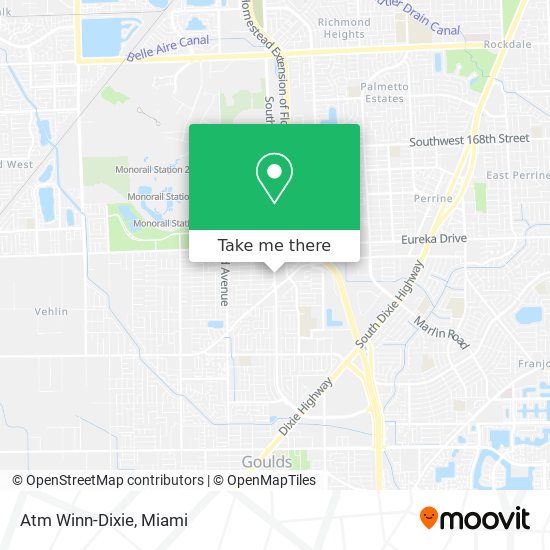 Atm Winn-Dixie map