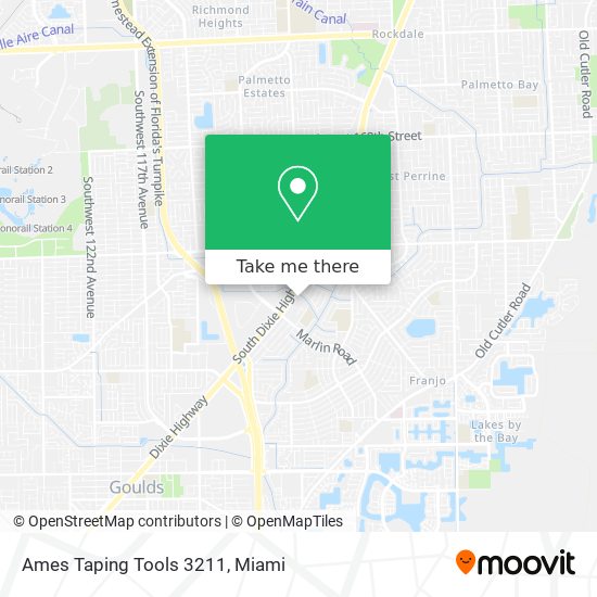 Mapa de Ames Taping Tools 3211