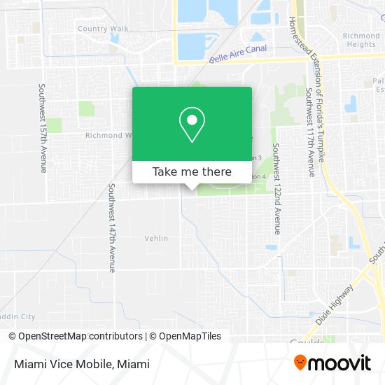 Miami Vice Mobile map