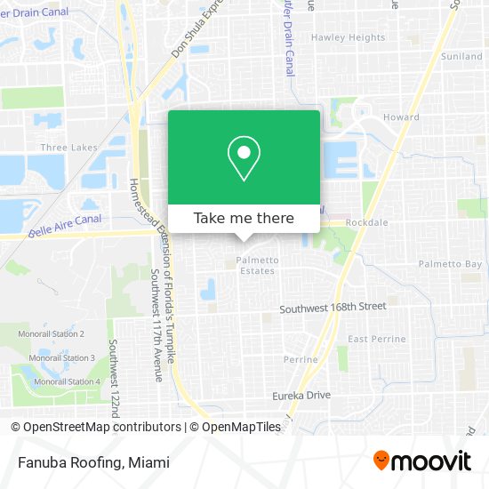 Fanuba Roofing map