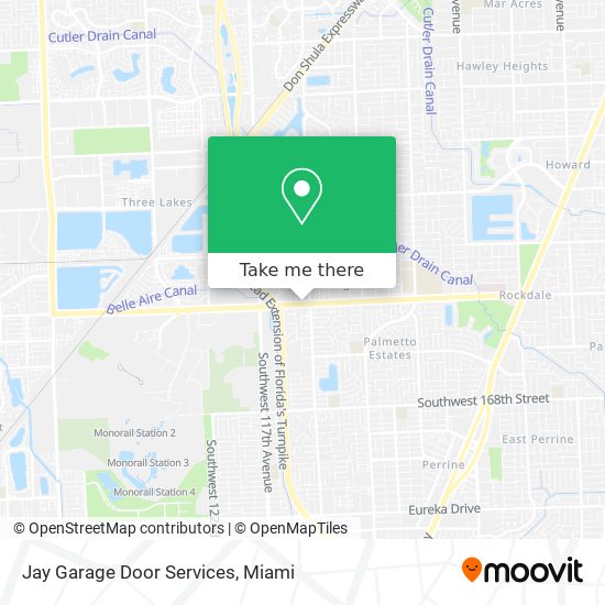 Jay Garage Door Services map