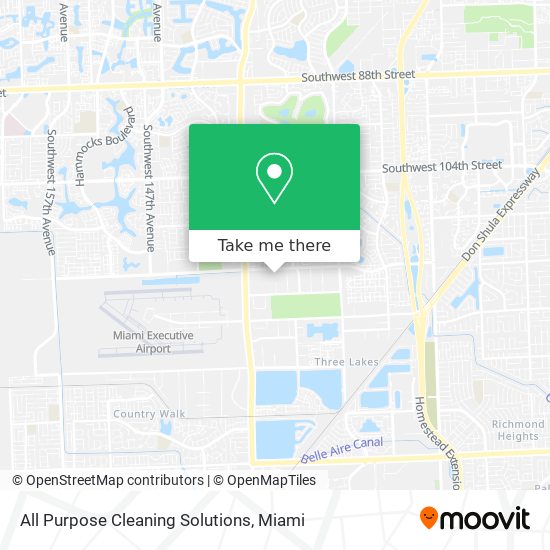 Mapa de All Purpose Cleaning Solutions