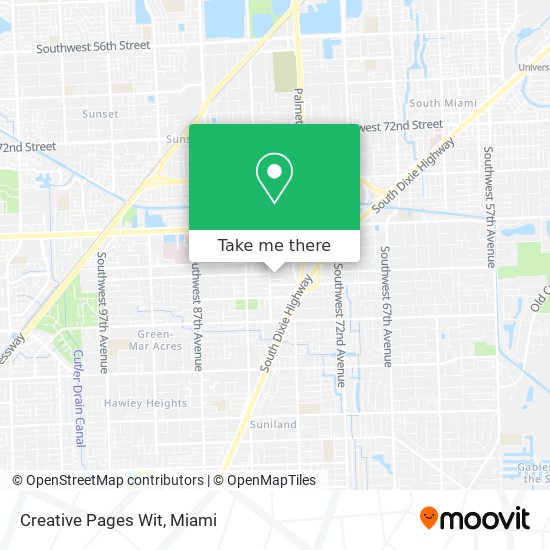 Mapa de Creative Pages Wit