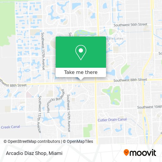 Arcadio Diaz Shop map
