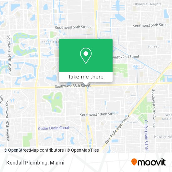 Mapa de Kendall Plumbing