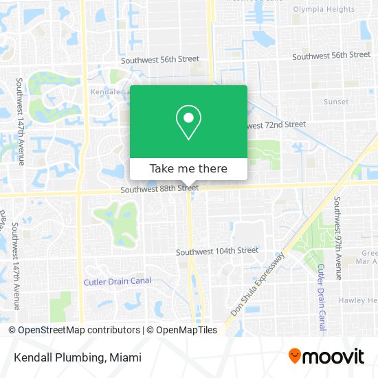 Kendall Plumbing map