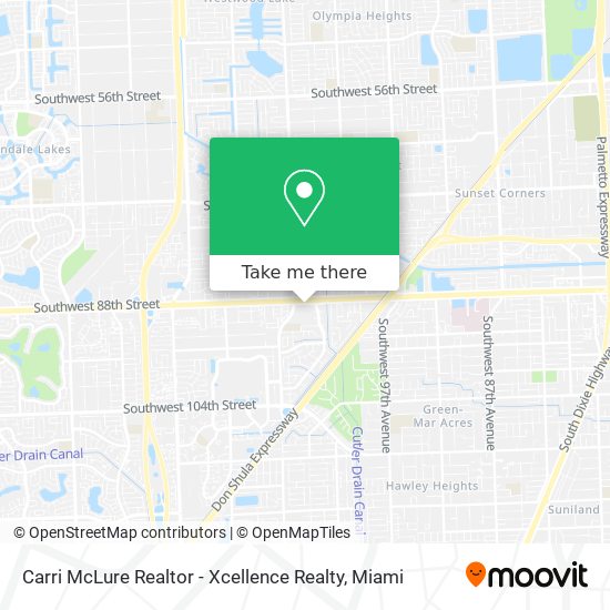 Carri McLure Realtor - Xcellence Realty map