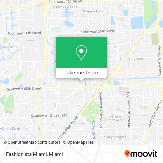 Fashionista Miami map