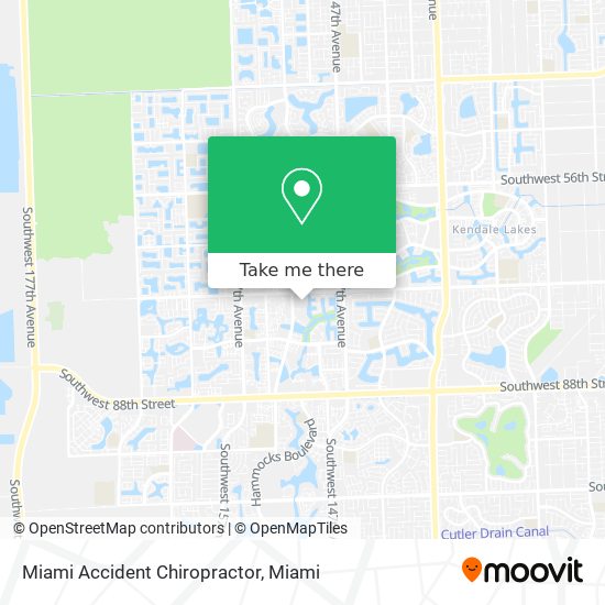 Mapa de Miami Accident Chiropractor