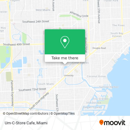 Um-C-Store Cafe map