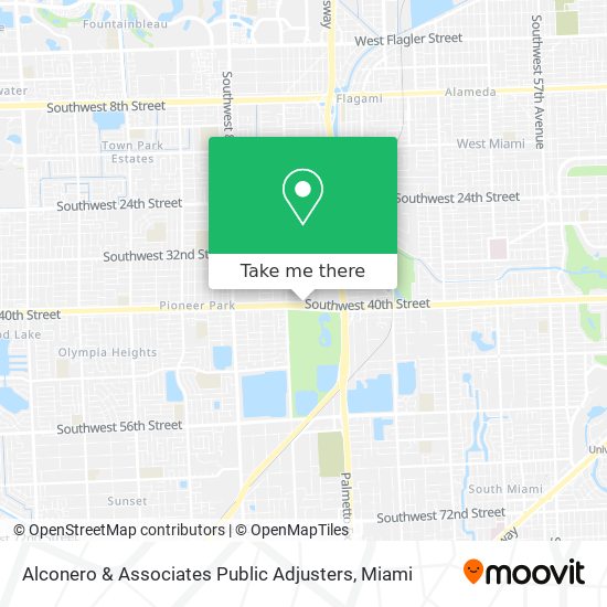 Alconero & Associates Public Adjusters map