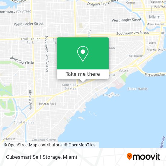 Cubesmart Self Storage map