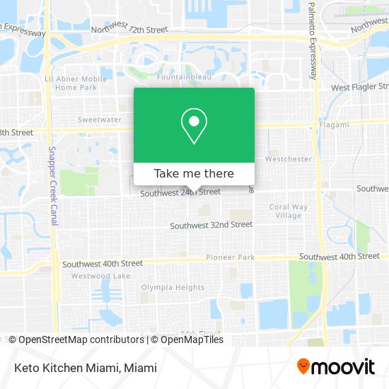 Mapa de Keto Kitchen Miami