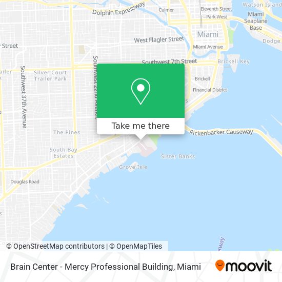Mapa de Brain Center - Mercy Professional Building