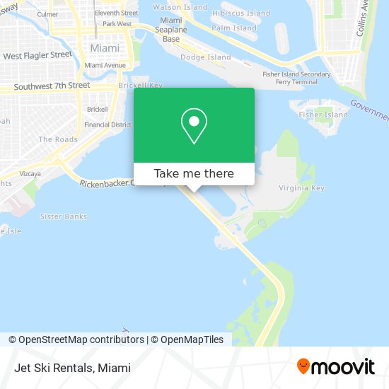 Jet Ski Rentals map