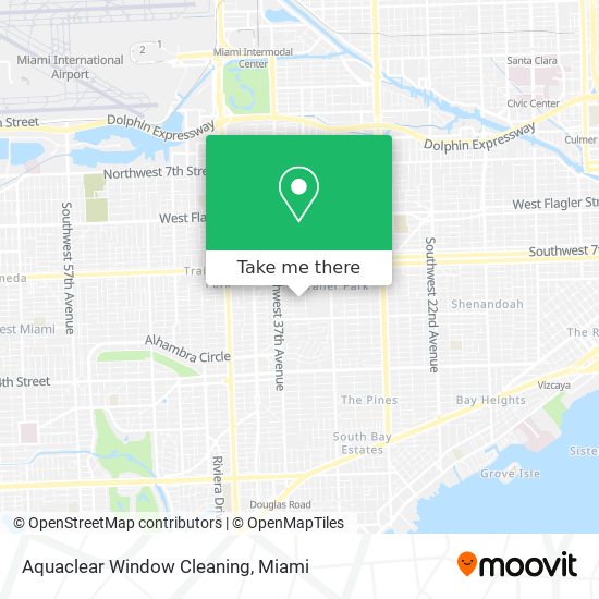 Mapa de Aquaclear Window Cleaning