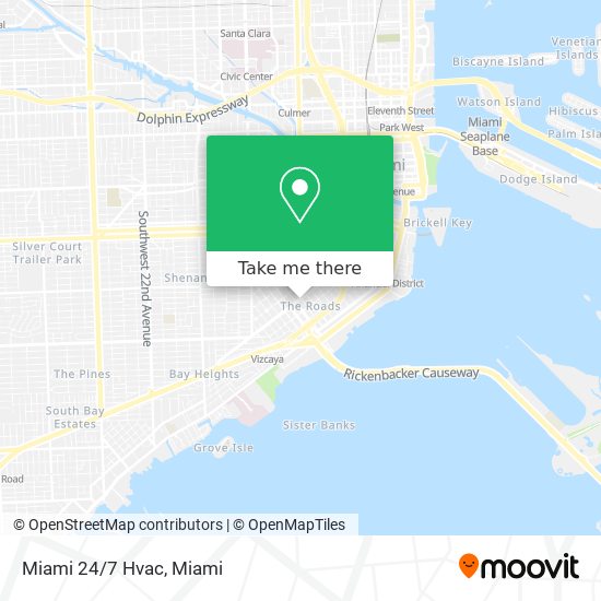 Miami 24/7 Hvac map