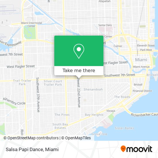 Mapa de Salsa Papi Dance