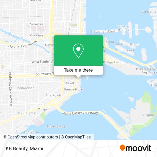 KB Beauty map