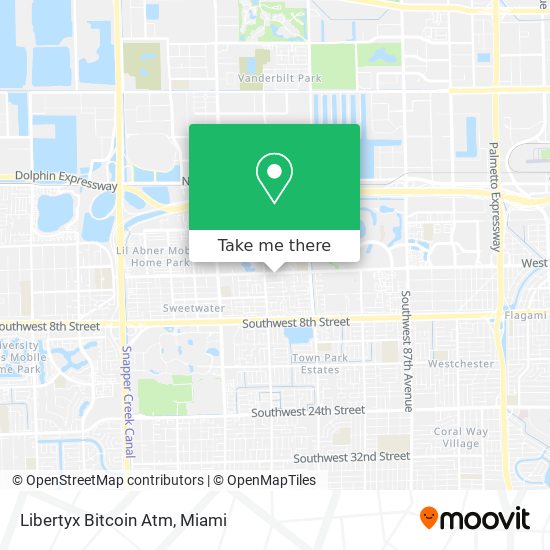 Mapa de Libertyx Bitcoin Atm