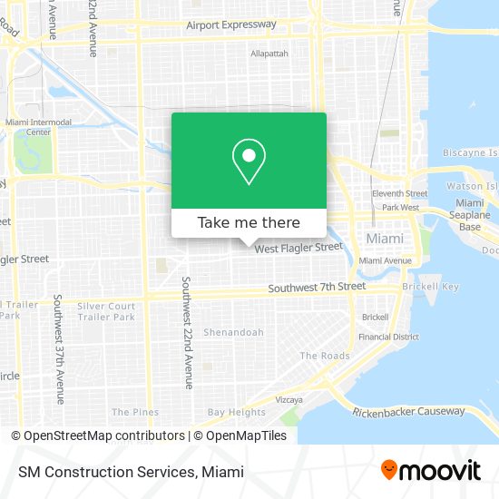 SM Construction Services map