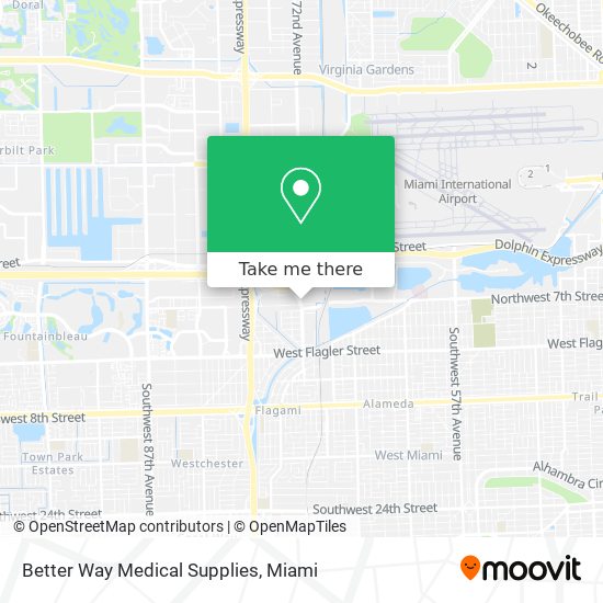 Mapa de Better Way Medical Supplies
