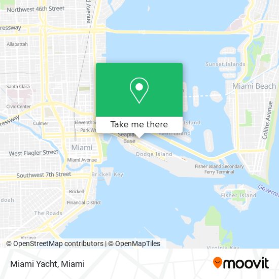Miami Yacht map