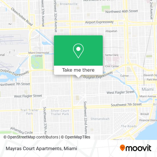 Mapa de Mayras Court Apartments