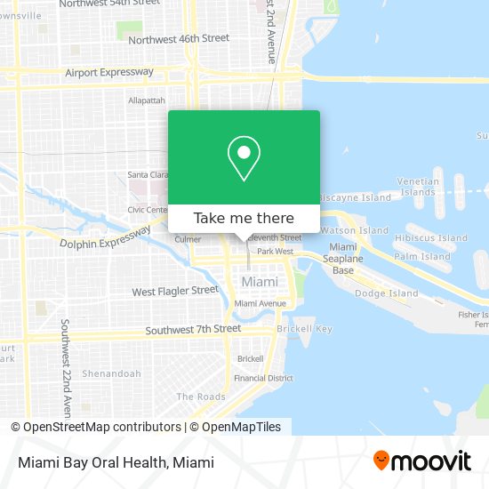 Mapa de Miami Bay Oral Health