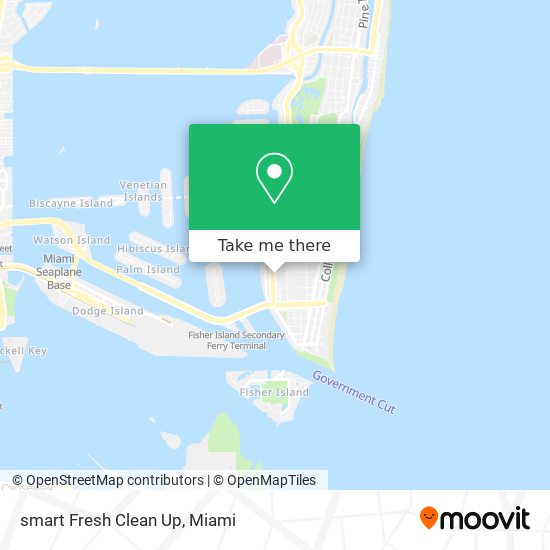 smart Fresh Clean Up map