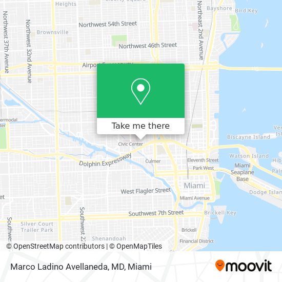 Marco Ladino Avellaneda, MD map