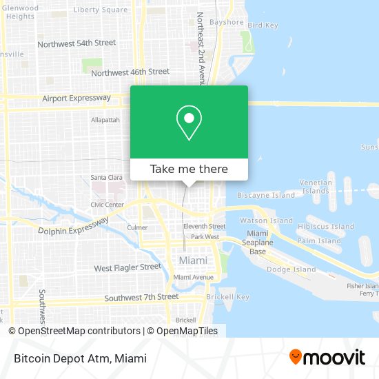 Mapa de Bitcoin Depot Atm