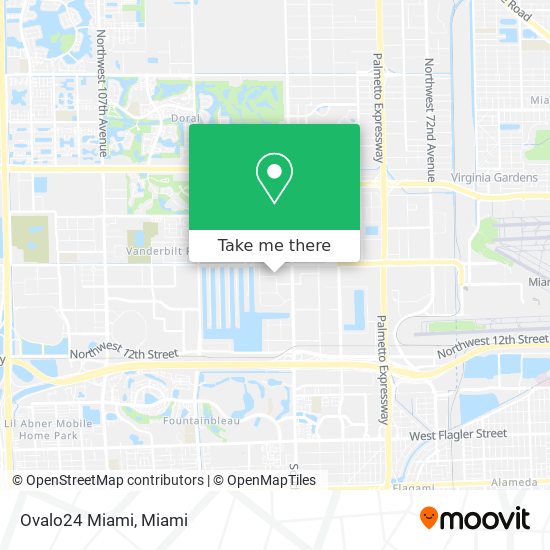 Mapa de Ovalo24 Miami