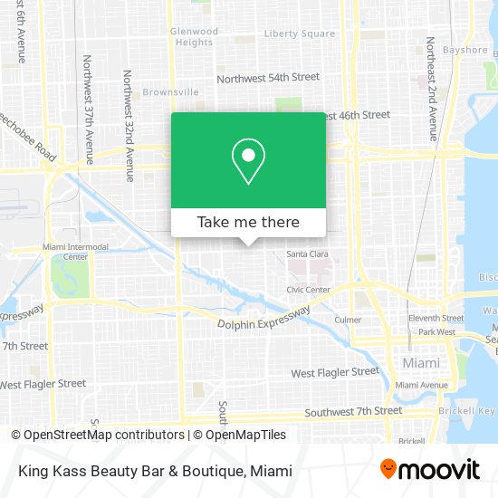 King Kass Beauty Bar & Boutique map