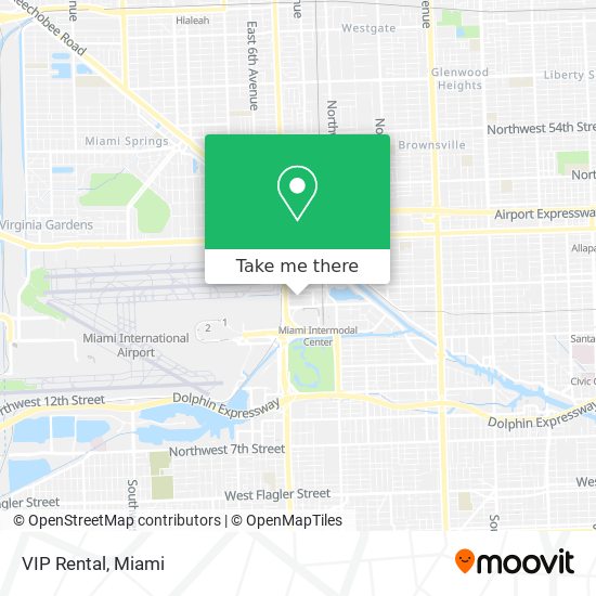 VIP Rental map