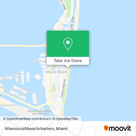 Miamisouthbeachcharters map
