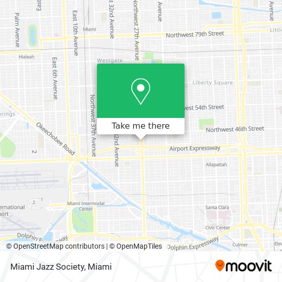Miami Jazz Society map