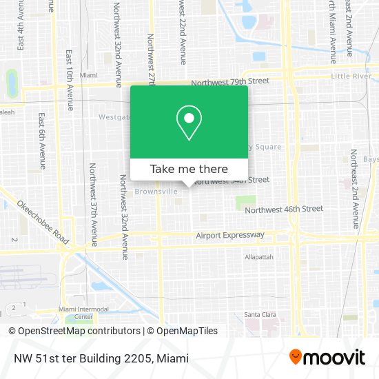 NW 51st ter Building 2205 map