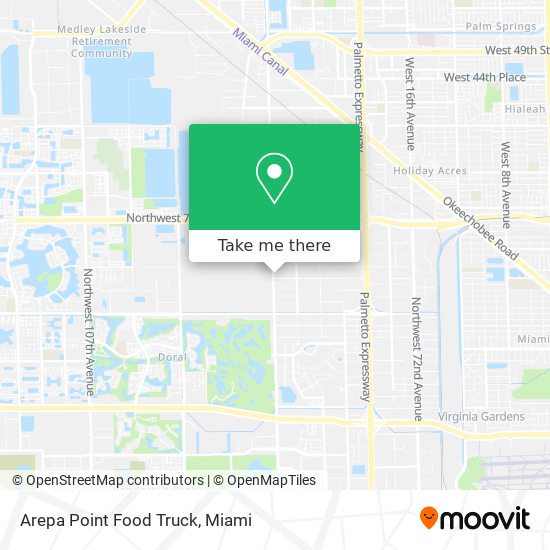Arepa Point Food Truck map