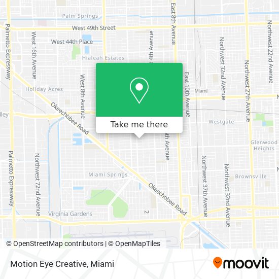 Motion Eye Creative map