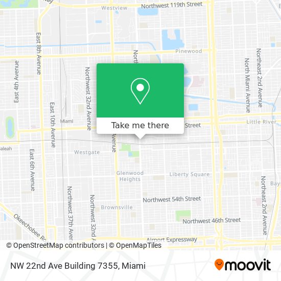 Mapa de NW 22nd Ave Building 7355