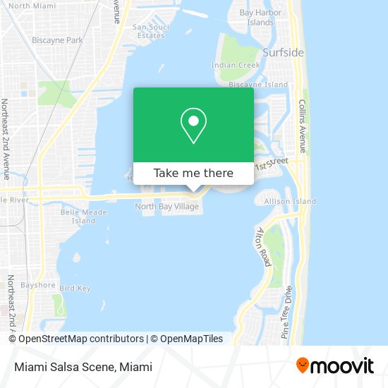 Mapa de Miami Salsa Scene